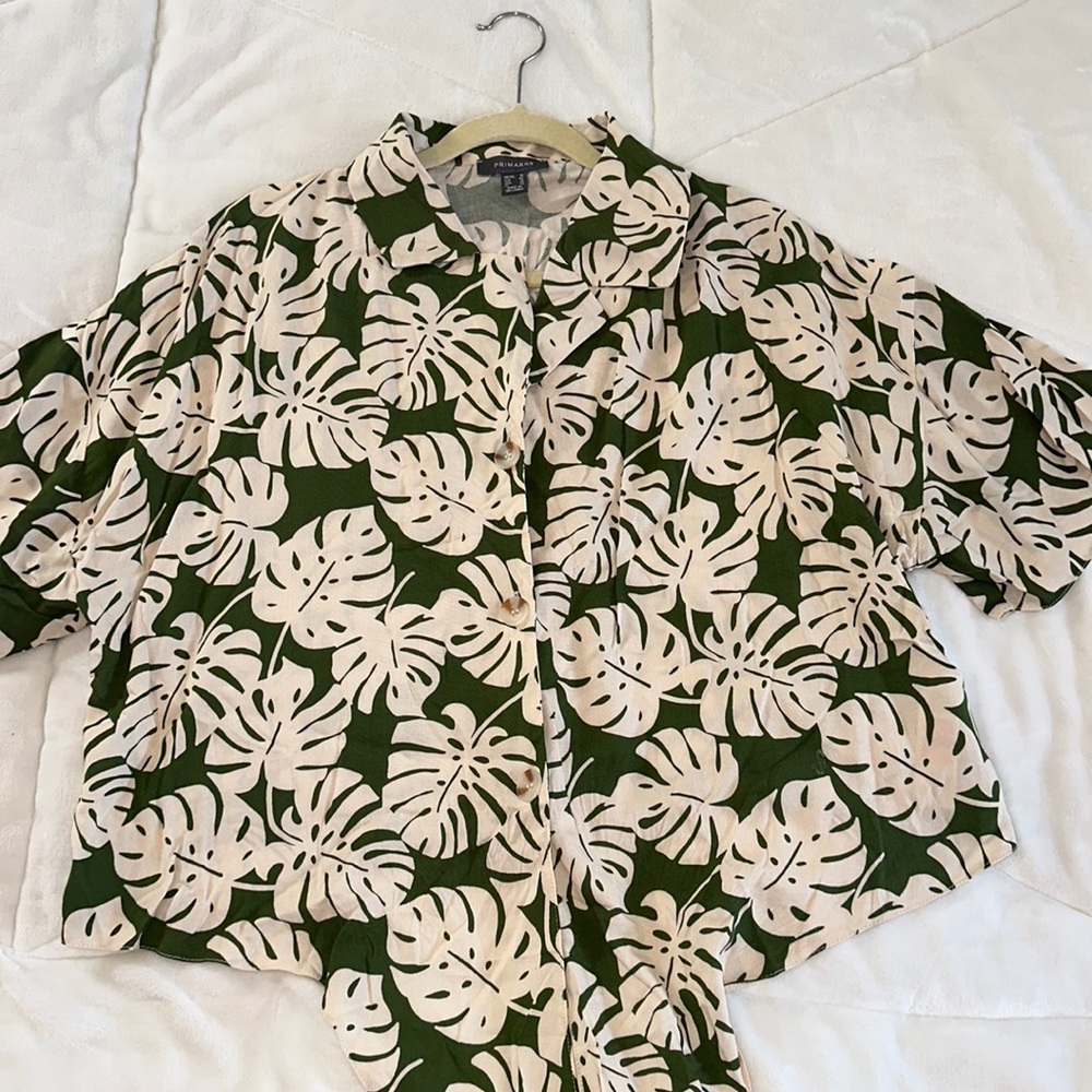 Palm tree cropped top